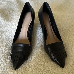 Aldo Black Leather Heels